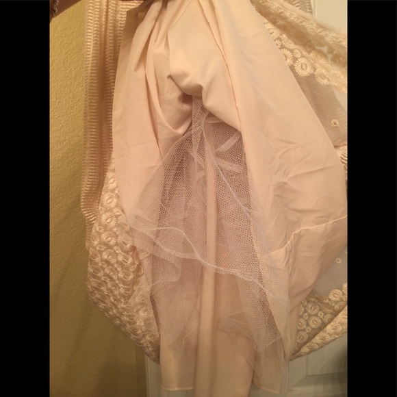 ANTHROPOLOGIE Moulinette Soeurs Ivory Lace Dress - Picture 6 of 8